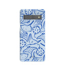 Coque bleu poudre Stingray Fever pour Google Pixel 7a