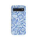 Coque bleu poudre Stingray Fever pour Google Pixel 8a