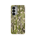 Coque Samsung Galaxy S26 à motif coquillage, succulentes et cactus