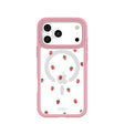 Clear Summer Berries iPhone 17 Pro Max Case With Petal Pink Ridge (MagSafe included)