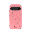 Coque Google Pixel 10/10 Pro à motif baies d'été rose bonbon