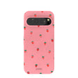 Coque Google Pixel 9/9 Pro à motif baies d'été rose bonbon