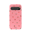 Coque Google Pixel 9/9 Pro à motif baies d'été rose bonbon