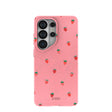 Coque Samsung Galaxy S26 Ultra rose bonbon et fruits rouges d'été