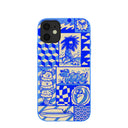 Coque iPhone 11 Bleu électrique Summer Blues