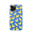 Coque iPhone 12 Pro Max bleu électrique Sunny Ducklings