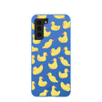 Coque Samsung Galaxy S21 Bleu Électrique Sunny Ducklings