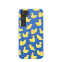 Coque bleu électrique Sunny Ducklings pour Samsung Galaxy S24+(Plus)