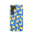 Coque Samsung Galaxy S24 bleu électrique Sunny Ducklings