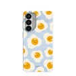 Coque Samsung Galaxy S26+ (Plus) bleu poudré, motif Sunny Side Up
