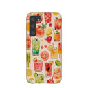Coque pour Samsung Galaxy S23+(Plus) Motif coquillages et coucher de soleil