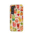 Coque pour Samsung Galaxy S23 Motif coquillages et coucher de soleil