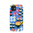 Coque Sushi Night bleu électrique pour iPhone 12/iPhone 12 Pro