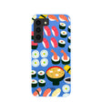 Coque Samsung Galaxy S22 Sushi Night bleu électrique