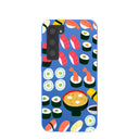 Electric Blue Sushi Night Samsung Galaxy S23 Case