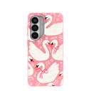 Coque Samsung Galaxy S26 rose bonbon Swan Garden