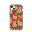 Chocolate Brown Sweet Capybaras iPhone 15 Plus Case