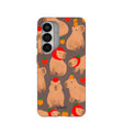 Coque Samsung Galaxy S26 motif capybaras chocolat.