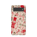 Coque Google Pixel 6 à motif coquillages et casse-noisettes