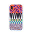 Electric Blue Tangerine Mix iPhone XR Case