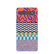 Coque Google Pixel 6a bleu électrique à motif mandarine