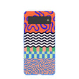 Coque Google Pixel 6 bleu électrique à motif mandarine