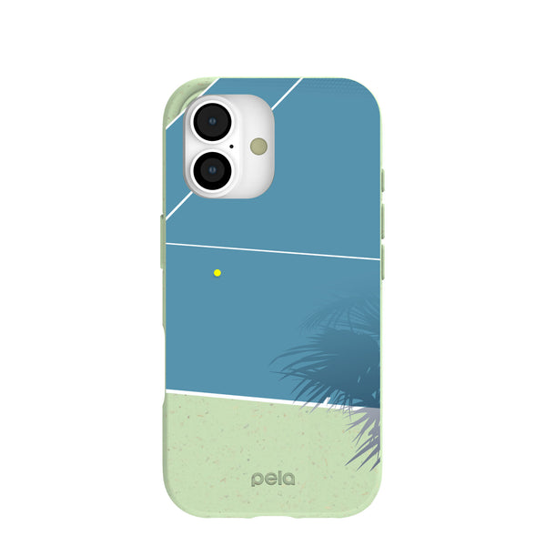 Sage Green Tennis Court iPhone 17 Case – Pela Case
