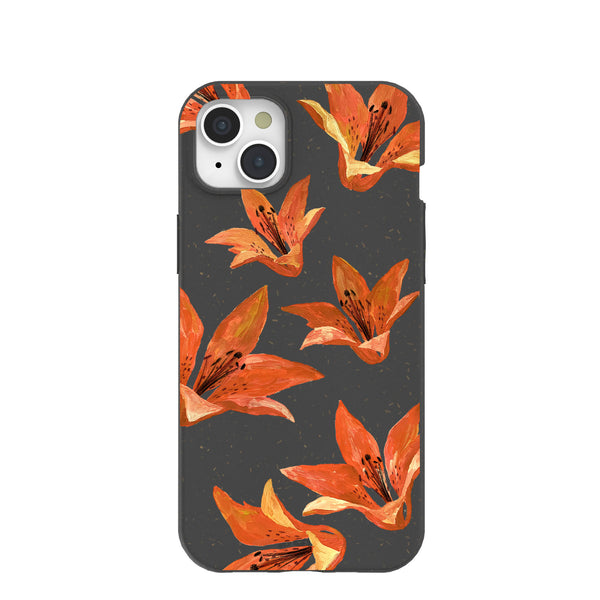 tiger plus lily Black Tiger Lily iPhone 15 Plus Case