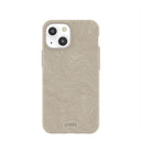 Coque pour iPhone 13 Mini London Fog Trail Lines