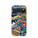 Coque Google Pixel 10/10 Pro avec autocollants Black Trail