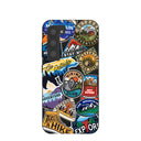 Coque Samsung Galaxy S23 avec autocollants Black Trail