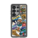 Coque Samsung Galaxy S26 Ultra avec autocollants Clear Trail et bordure noire (chargement magnétique inclus)