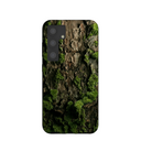 Coque Samsung Galaxy S24 en écorce d'arbre noire