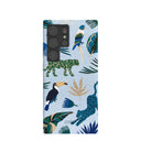 Coque Samsung Galaxy S24 Ultra Forêt tropicale bleu poudre