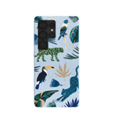 Powder Blue Tropical Rainforest Samsung Galaxy S25 Ultra Case