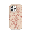 Coque iPhone 14 Pro Bouquet de tulipes coquillages