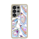 Étui transparent nacré pour Samsung Galaxy S26 Ultra avec motif London Fog Ridge (chargeur magnétique inclus)