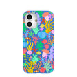 Electric Blue Underwater Blooms iPhone 16 Case