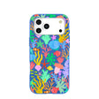 Electric Blue Underwater Blooms iPhone 17 Pro Max Case