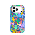 Electric Blue Underwater Blooms iPhone 17 Pro Case
