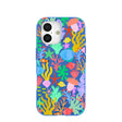 Electric Blue Underwater Blooms iPhone 17 Case