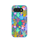 Electric Blue Underwater Blooms Google Pixel 10a Case