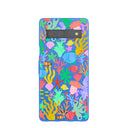 Electric Blue Underwater Blooms Google Pixel 7a Case