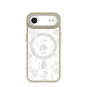 Clear Vanilla Flora iPhone Air Case With London Fog Ridge (MagSafe included)