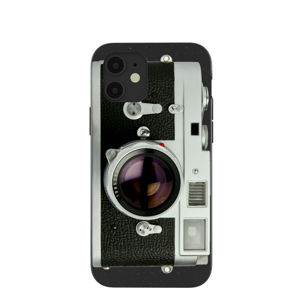 Black Vintage Camera iPhone 12/ iPhone 12 Pro Case – Pela Case