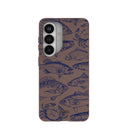 Chocolate Brown Vintage Catch Samsung Galaxy S26 Case