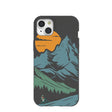 Black Vintage Peaks iPhone 15 Plus Case