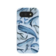 Coque Google Pixel 10a à motif baleines bleu poudré