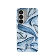 Powder Blue Whales Samsung Galaxy S26 Case