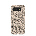 Coque Google Pixel 10a à motif coquillage et fleurs sauvages